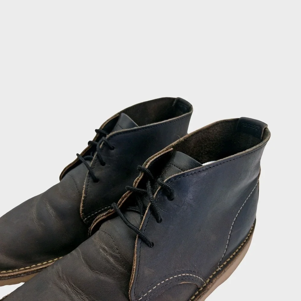 Red Wing Shoes 3320 Boots Mens Size 8.5 Brown Leather Chukka Ankle Made in USA